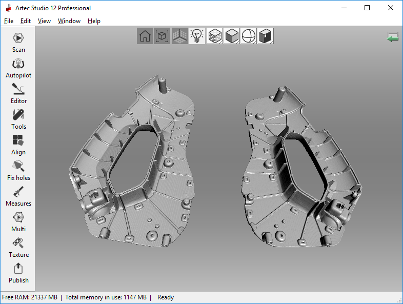 artec studio mirroring